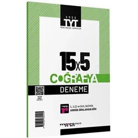 Marka Yayınları - 2022 YKS TYT Coğrafya 15x5 Deneme