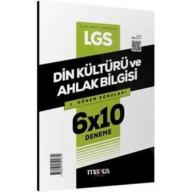 Marka Yayınları 2023 8. Sınıf LGS 1.Dönem Konuları Din Kültürü ve Ahlak Bilgisi 6 Deneme