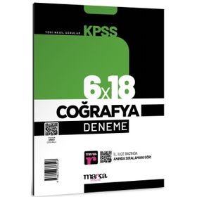 Marka Yayınları 2023 KPSS Coğrafya 6x18 Deneme Tamamı Video Çözümlü