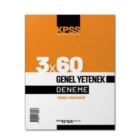 Marka Yayınları 2023 KPSS Genel Yetenek 3x60 Deneme Sınavı