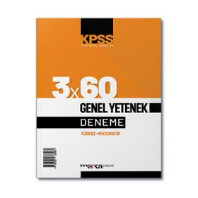 Marka Yayınları 2023 KPSS Genel Yetenek 3x60 Deneme Sınavı