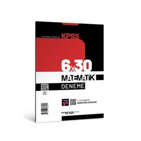 Marka Yayınları 2023 KPSS Matematik 6x30 Deneme Tamamı Video Çözümlü