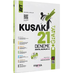 Marka Yayınları 2024 AYT Coğrafya Kolaydan Zora 21 Kuşak Tamamı Video Çözümlü Deneme
