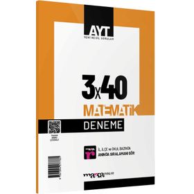 Marka Yayınları 2024 AYT Matematik 3x40 Deneme