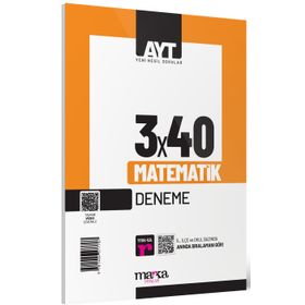 Marka Yayınları 2024 AYT Matematik 3x40 Deneme