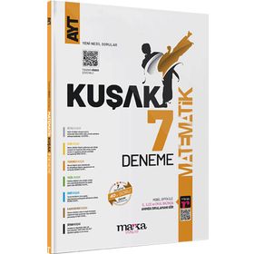 Marka Yayınları 2024 AYT Matematik Kolaydan Zora 7 Kuşak Deneme Tamamı Video Çözümlü