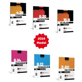 Marka Yayınları 2024 KPSS Genel Yetenek Deneme Sınavı Seti Tamamı Video Çözümlü 6 Parça