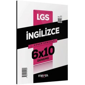 Marka Yayınları 8. Sınıf LGS 1. Dönem İngilizce 6x10 Deneme