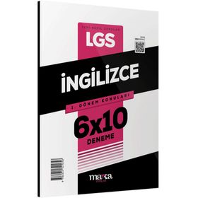 Marka Yayınları 8. Sınıf LGS 1. Dönem İngilizce 6x10 Deneme