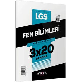 Marka Yayınları 8. Sınıf LGS Fen Bilimleri 1. Dönem Konuları 3x20 Deneme