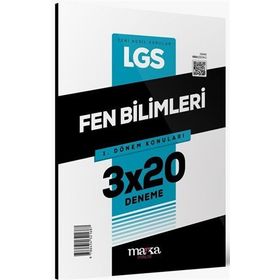 Marka Yayınları 8. Sınıf LGS Fen Bilimleri 1. Dönem Konuları 3x20 Deneme