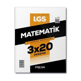 Marka Yayınları 8. Sınıf LGS Matematik 1. Dönem Konuları 3x20 Deneme