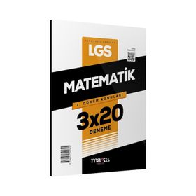 Marka Yayınları 8. Sınıf LGS Matematik 1. Dönem Konuları 3x20 Deneme