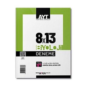 Marka Yayınları AYT Biyoloji 8x13 Deneme