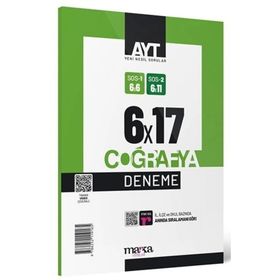 Marka Yayınları AYT Coğrafya 6x17 Deneme