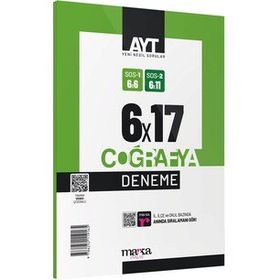 Marka Yayınları AYT Coğrafya 6x17 Deneme