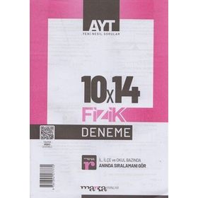 Marka Yayınları AYT Fizik 10x14 Deneme