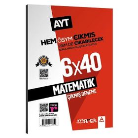 Marka Yayınları AYT Matematik 6x40 Çıkmış ve Çıkabilecek Denemeler