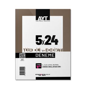 Marka Yayınları AYT Türk Dili ve Edebiyatı 5x24 Deneme