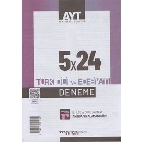 Marka Yayınları AYT Türk Dili ve Edebiyatı 5x24 Deneme