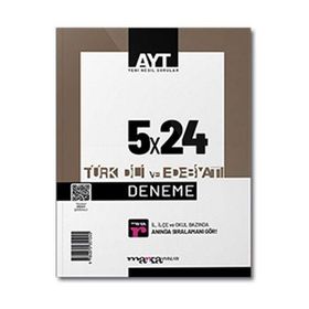 Marka Yayınları AYT Türk Dili ve Edebiyatı 5x24 Deneme