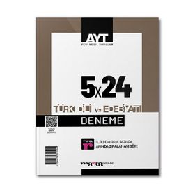 Marka Yayınları AYT Türk Dili ve Edebiyatı 5x24 Deneme