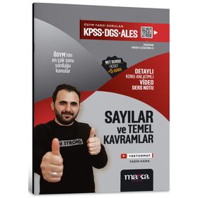 Marka Yayınları KPSS DGS ALES Sayılar ve Temel Kavramlar Detaylı Konu Anlatımlı Ders Notu