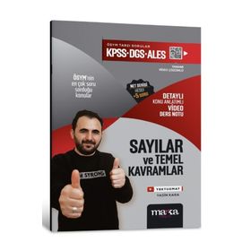Marka Yayınları KPSS DGS ALES Sayılar ve Temel Kavramlar Detaylı Konu Anlatımlı Ders Notu