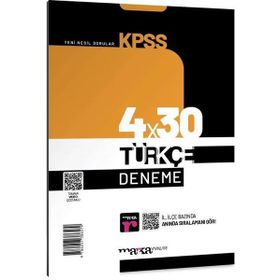 Marka Yayınları KPSS Türkçe 4x30 Deneme