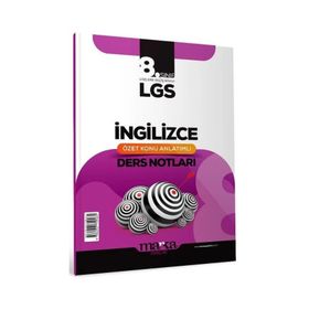 Marka Yayınları - LGS 8. Sınıf İngilizce Özet Konu Anlatımlı Ders Notları