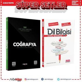 Marka Yayınları Tyt Coğrafya ve Akm Dil Bilgisi Soru Bankası Seti 2 Kitap