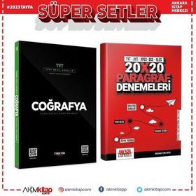 Marka Yayınları - TYT Coğrafya ve AKM Paragraf Deneme Seti 2 Kitap
