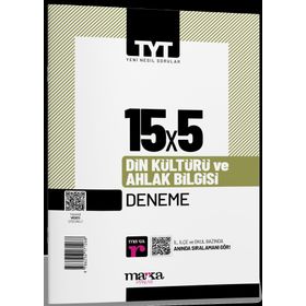 Marka Yayınları TYT Din Kültürü ve Ahlak Bilgisi 15 x 5 Deneme
