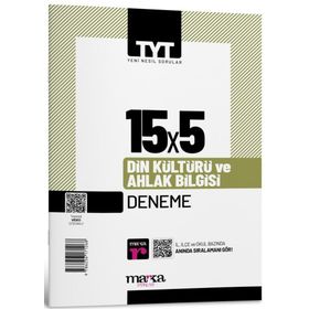 Marka Yayınları TYT Din Kültürü ve Ahlak Bilgisi 15 x 5 Deneme