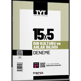 Marka Yayınları TYT Din Kültürü ve Ahlak Bilgisi 15 x 5 Deneme
