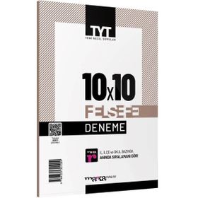Marka Yayınları TYT Felsefe 10 x 10 Deneme