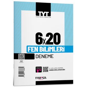 Marka Yayınları - TYT Fen Bilimleri 6 Deneme Tamamı Video Çözümlü