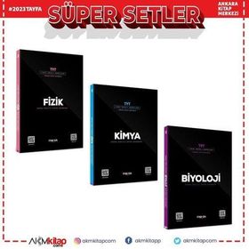 Marka Yayınları Tyt Fizik Kimya ve Biyoloji Soru Bankası Seti 3 Kitap