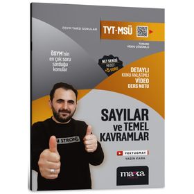 Marka Yayınları TYT MSÜ Sayılar ve Temel Kavramlar Detaylı Konu Anlatımlı Ders Notu