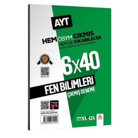Marka Yayınları - YKS AYT Fen Bilimleri 6x40 Çıkmış ve Çıkabilecek Denemeler