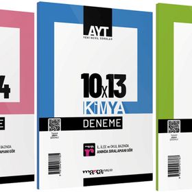 Marka Yayınları YKS AYT Fizik Kimya Biyoloji 3'lü Deneme Seti