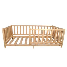 Markaawm Doğal Çam Çocuk Montessori 90X190 Karyola
