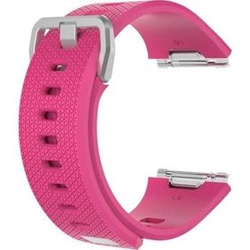 Markacase Fitbit Ionic Uyumlu Pembe Silikon Kordon
