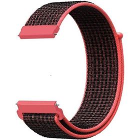 Markacase Galaxy Watch Siyah Pembe 42 mm Delikli Spor Silikon Kordon