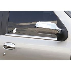 Markadan Fiat Albea 2002-2012 4 Parça Paslanmaz Çelik Cam Çıtası