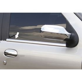Markadan Fiat Albea 2002-2012 4 Parça Paslanmaz Çelik Cam Çıtası