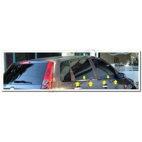 Markadan Ford Fiesta 2002-2008 4 Parça Paslanmaz Çelik Cam Çıtası