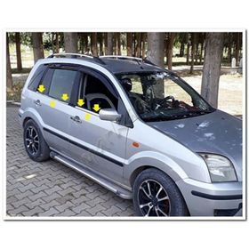 Markadan Ford Fusion 2002-2012 4 Parça Paslanmaz Çelik Cam Çıtası