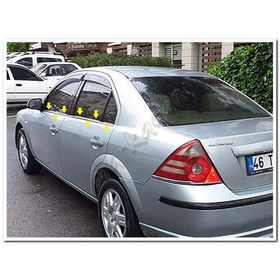 Markadan Ford Mondeo 2001-2007 4 Parça Paslanmaz Çelik Cam Çıtası