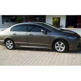 Markadan Honda Civic 2006-2011 6 Parça Paslanmaz Çelik Cam Çıtası